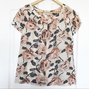 Cabi Rosa Blouse 100% Silk Size Small